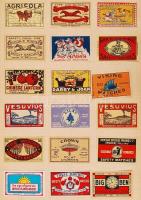 cca 1950-1960 1434 darabos vegyes gyufacímke gyűjtemény szépen rendezve füzetben: Portugál, Német, B...