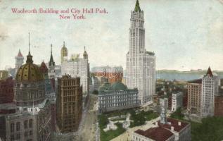 New York Woolworth Building and City Hall Park (EB)