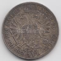 Ausztria 1885. 1Fl Ag T:2- Austria 1885. 1 Florin Ag C:VF