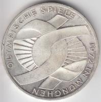 NSZK 1972G 10M Ag "Olimpia-München" T:1-
GFR 1972G 10 Mark Ag "Olymics Munich" C...