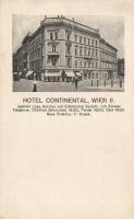 Vienna, Wien; Hotel Continental