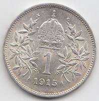 Ausztria 1915. 1K Ag T:1 Austria 1915. 1 Corona Ag C:UNC