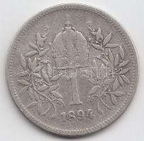 Ausztria 1894. 1K Ag T:3 Austria 1894. 1 Corona Ag C:F