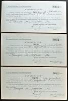 Jászladány 1911. "Jászsági Helyi Érdekű Vasút Részvénytársaság" 200K-ról szóló Elsőbbségi ...