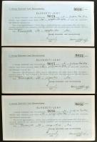 Jászladány 1911. "Jászsági Helyi Érdekű Vasút Részvénytársaság" 200K-ról szóló Elsőbbségi ...