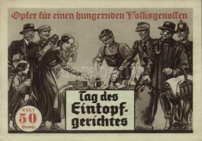 'Tag des Eintopfgerichtes' social welfare charity card of 50 Pfennigs (non PC backside)