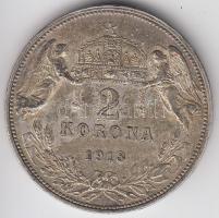 1913. 2K Ag "Ferenc József" T:2 Adamo K6