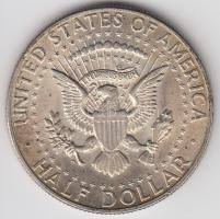 Amerikai Egyesült Államok 1964D 1/2$ Ag "Kennedy" T:2 USA 1964D 1/2 Dollar Ag "Kennedy" C:XF