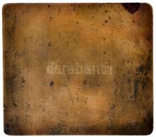 Ausztria 1909. "Adagio / Beethoven" Br plakett (70x80mm) Szign.: Stefan Schwartz (1851-192...