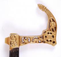 1995 Balatonfüredi bányásztalálkozó emlékfokos botjelvénnyel / Miners meeting 90 cm