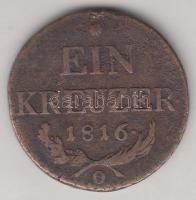 1816O 1Kr Cu T:2- Unger III.: 1406.d, Huszár: 2061.