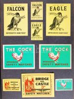 kb 1500 darabos magyar gyufacímkegyűjtemény szépen rendezett, kartonlapokon