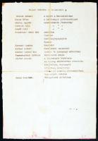 1946 Sebes Gusztáv MLSZ Edzők Testület vezetője és Juhász miniszteri biztos aláírása bizonyítványon