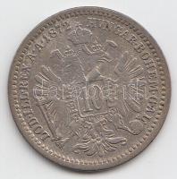 Ausztria 1872. 10Kr Ag "Ferenc József" T:3 Austria 1872. 10 Kreuzer Ag "Franz Joseph" C:F