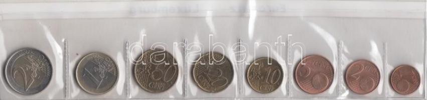 Luxemburg 2002. 1c-2 euro forgalmi sor T:1
Luxembourg 2002. 1 cent - 2 Euro coin set C:Unc