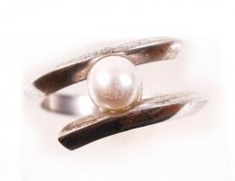Női ezüst (Ag) gyűrű / Womens silver ring 4,1g size: 55