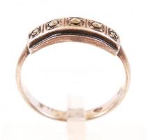 Női ezüst (Ag) gyűrű / Womens silver ring 2,6g size: 54