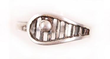 Női ezüst gyűrű / Women's silver ring 2,3 g, size: 56