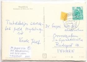cca 1960 Knoll József Széchenyi-díjas orvos, akadémikus 3 db képeslapja Dr. Gegesi Kiss Pál Kossuth-...
