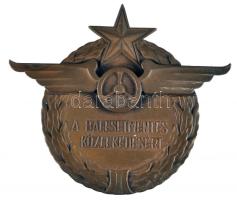 ~1960. "A Balesetmentes Közlekedésért" Br felcsavarozható jelvény T:2