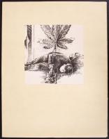 Váczy Jépont Tamás (1948-2008): Infark­tus után, grafikai sorozat, 12+1 db, szita 100/5, papír, jelz...