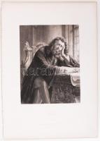 Faust, acélmetszet, megjelent a Goethe galéria című könyvben, Lipcse 1864, 15×11 cm