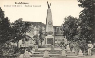 Gyulafehérvár Custozza emlékmű / monument