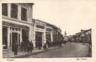 Foksány, Focsani; shop of George J. Poppescu and Samuil Marco