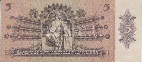 1939. 5P (3x) egymás utáni sorszámmal T:I