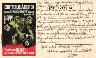 Figaro, Gottschling Ágoston részvénytársaság rekláma / liqueur advertisement