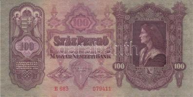 1930. 100P (3x) egymás utáni sorszámmal T:I-