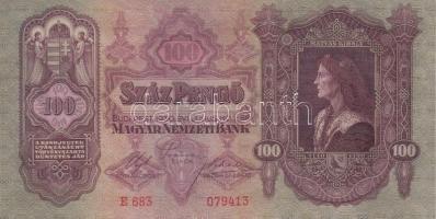 1930. 100P (3x) egymás utáni sorszámmal T:I-