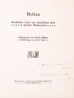 Ernst Weber: Hellas. München, 1909, Georg D. W. Callwey. 104p., 16x20cm