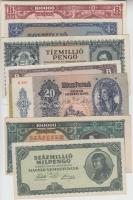 1930-46. 19db különféle pengő bankjegy T:I,I-,II,II-