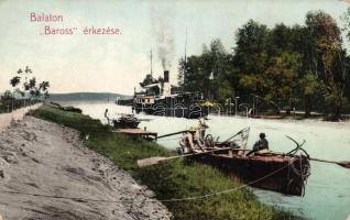 Balaton, Baross érkezése (fa)