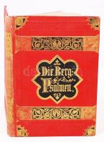 Anton von Werner: Die Bergpsalmen. Stuttgart, 1888, Verlag von Adolf Kabbe. Aranyozott vászonkötésbe...