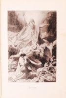 Anton von Werner: Die Bergpsalmen. Stuttgart, 1888, Verlag von Adolf Kabbe. Aranyozott vászonkötésbe...