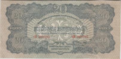 1944. 20P "Vöröshadsereg Parancsnoksága" T:II-