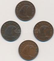 Ausztria 1925/26/29/30 1Gr (4db) T:2
Austria 1925/26/29/30 1 Groschen (4pcs) C:XF