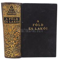 A Pesti Hírlap Könyvtára: A Föld és lakói. Bp., 1938, A Pesti Hírlap Kiadása. Aranyozott, egészvászon kötésben (a gerincen kissé kopott az aranyozás, egyébként jó állapotban). 1350 mélynyomású fényképpel, 8 színes térképmelléklettel, 75 szövegközti térképpel, táblázatokkal illusztrálva.