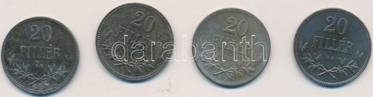 1916KB 20f + 1917KB 20f + 1918KB 20f + 1920Kb 20f T:2,2-