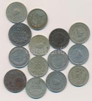 14db vegyes magyar és osztrák 10f és 20f T:1-,2