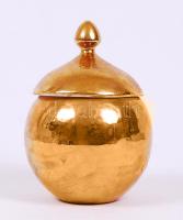 Segesdi Bori (keramikus): Bonbonnier. Mázas kerámia, hibátlan, jelzett, m:13cm