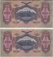 1930. 100P (2x) egymás utáni sorszámmal T:I-