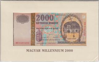 2000. 2000Ft "Millennium" eredeti díszcsomagolásban T:I