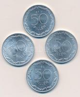 1948. 50f + 1953. 50f + 1965. 50f + 1966. 50f T:1