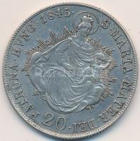 1845B 20Kr Ag "V. Ferdinánd" T:1-,2