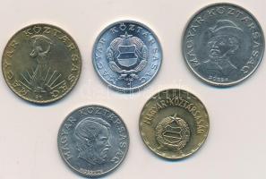 1990. Kiadatlan forgalmi sor 1Ft-20Ft 5klf db "Magyar Köztársaság" felirattal, de "Ká...