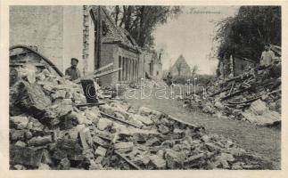 Beaurains WWI destroyed buildings