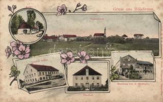 Hölsbrunn Keller, Gasthof Gratzl, Pfarrhof, Handlung von A. Ratzinger, floral (fl)